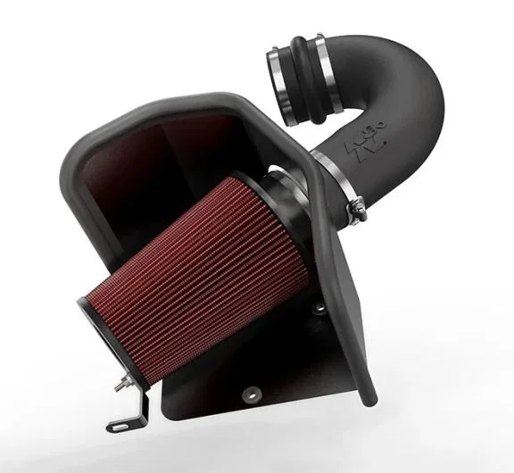 57-1525 – K&N FILTER Cold Air Intake, Black Polyethylene Tube Red Filter - view 2